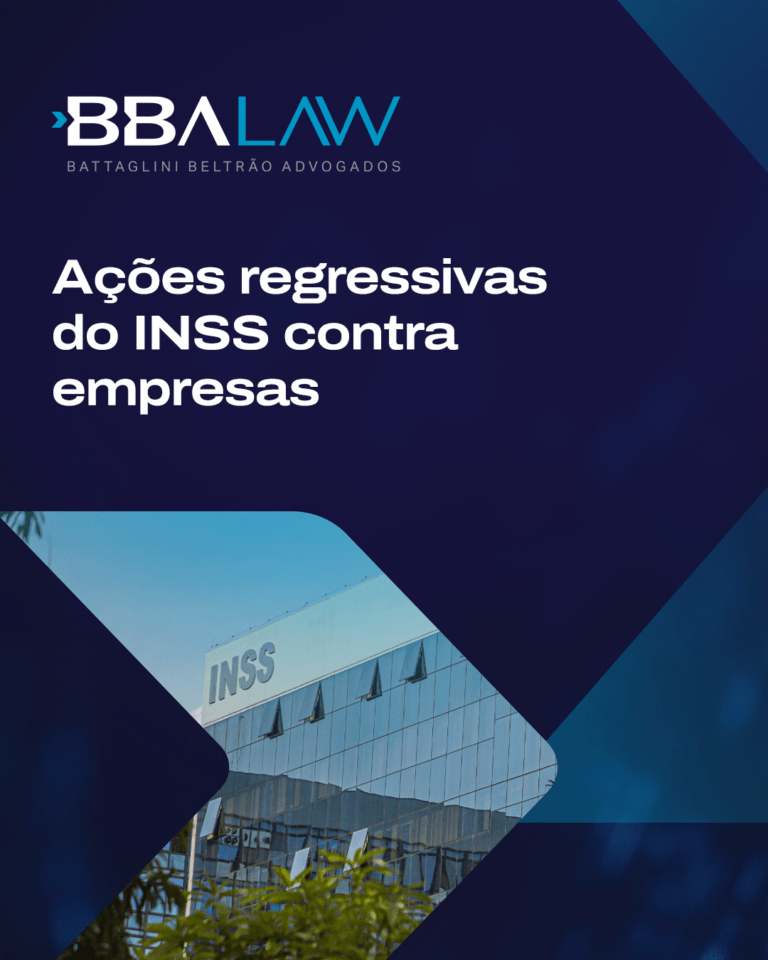 Ações regressivas do INSS contra empresas.