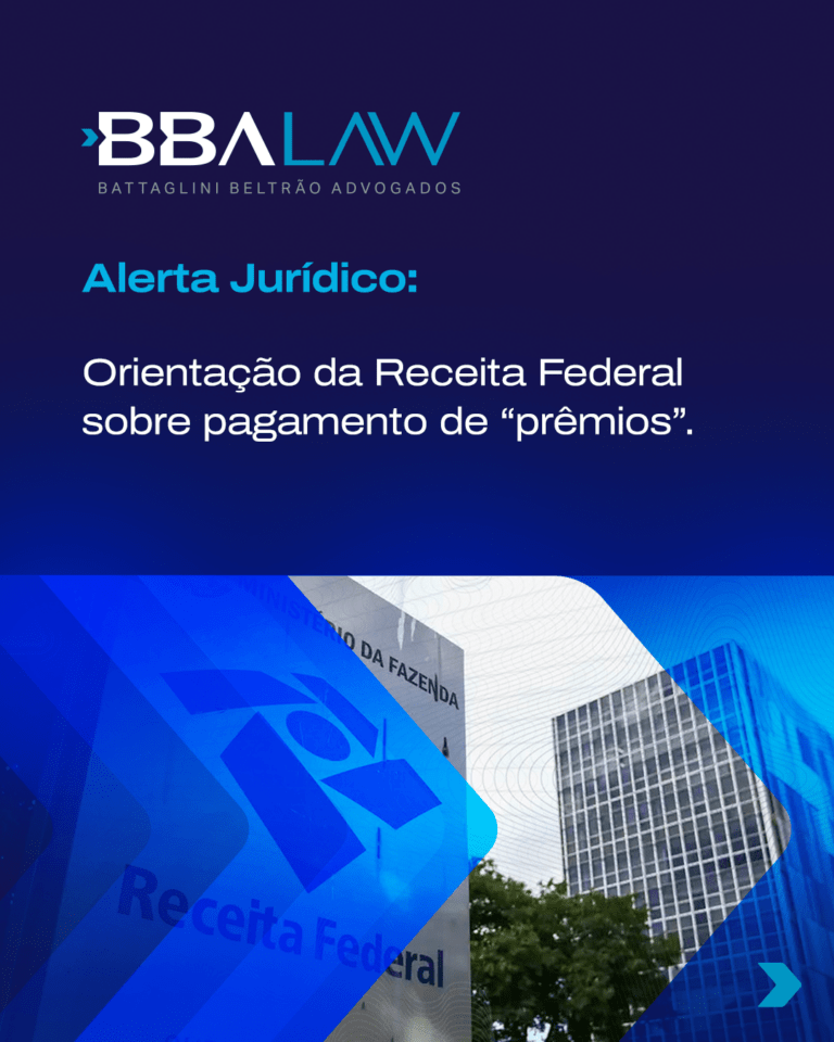 Alerta Jurídico: Orientação da Receita Federal sobre pagamento de ”prêmios”.