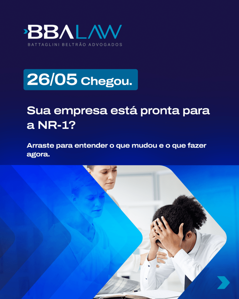 26/5 Chegou. Sua empresa está pronta para a NR-1?