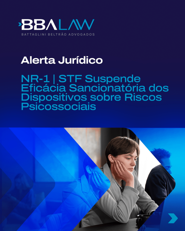 NR-1 | STF suspende eficácia sancionatória dos dispositivos sobre Riscos Psicossociais.